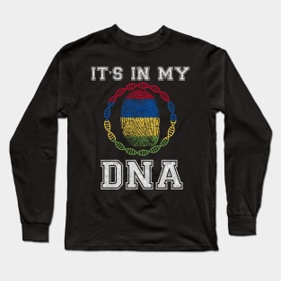 Mauritius  It's In My DNA - Gift for Mauritian From Mauritius Long Sleeve T-Shirt